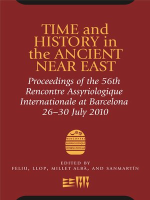 cover image of Time and History in the Ancient Near East